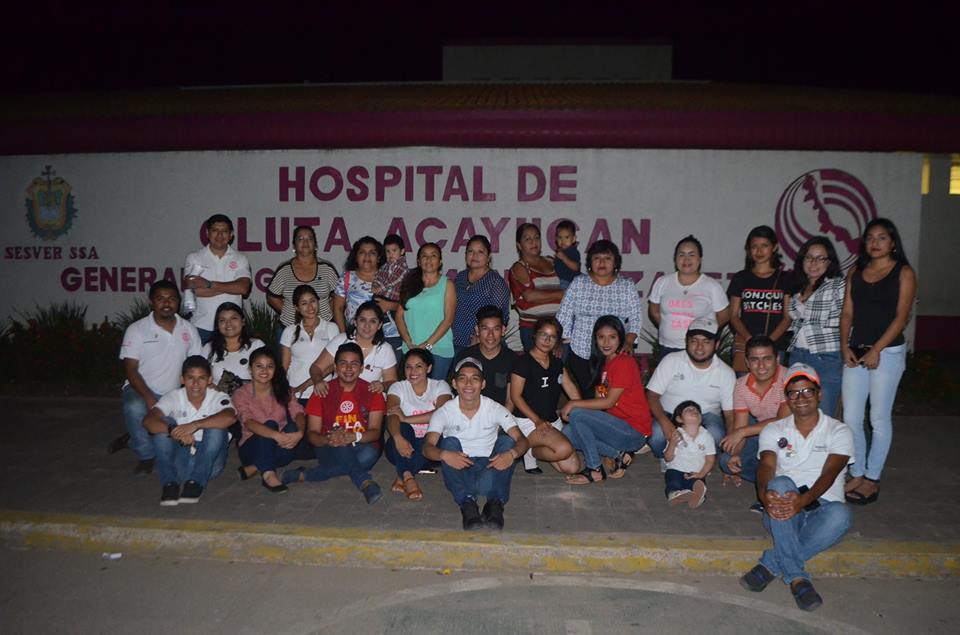 En la actividad de la visita al Hospital padres y socios entregaron cena, café y pan, misma que gustó a los padres donde algunos no pudieron contener las lágrimas al ser contagiados de la magia de Rotaract.