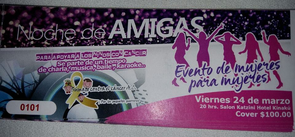 “Noche de amigas”, un evento de mujeres para mujeres con el fin de seguir apoyando a los niños con cáncer.